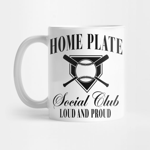 Home Plate  Social Club, baseball mom Midday, Softball Mom, Softball by SmilArt